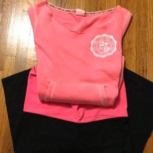 Pink Sweatshirt and Yoga Pants Bundle